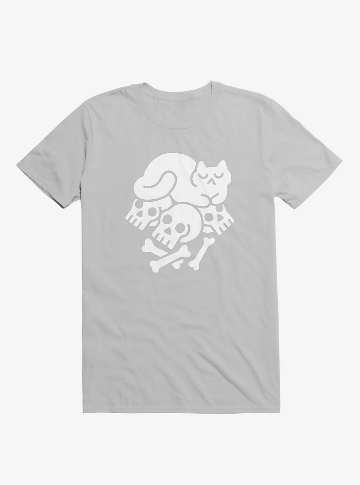 Catnap Cat Silver T-Shirt