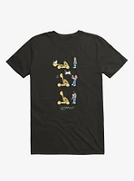 Catapult Cat Black T-Shirt