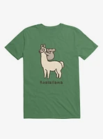 Koalallama Koala And Llama Kelly Green T-Shirt