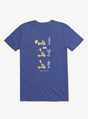 Catapult Cat Royal Blue T-Shirt