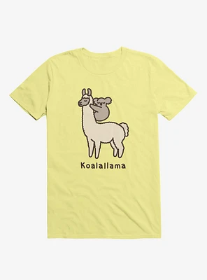 Koalallama Koala And Llama Yellow T-Shirt