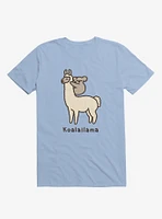 Koalallama Koala And Llama Light Blue T-Shirt