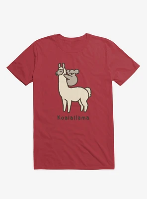 Koalallama Koala And Llama Red T-Shirt