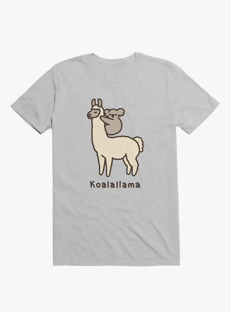 Koalallama Koala And Llama Silver T-Shirt