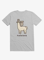 Koalallama Koala And Llama Silver T-Shirt