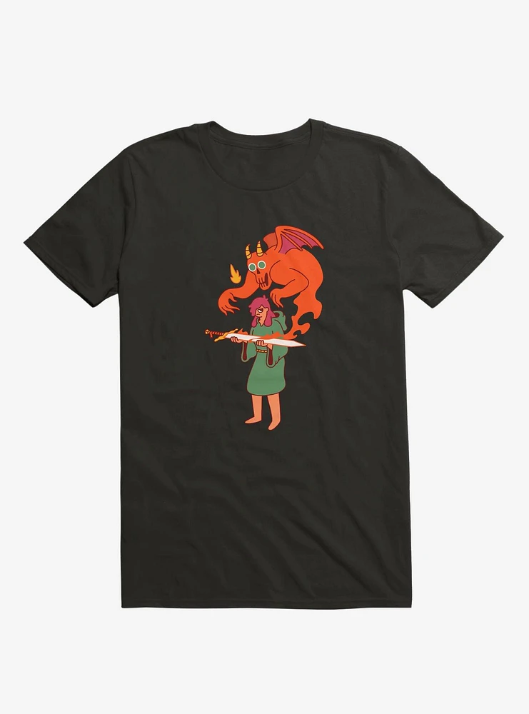 Cursed Demon Sword Black T-Shirt