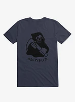 Obinsun Logo Navy Blue T-Shirt