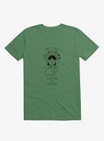 Pet Cats & Listen To Metal Kelly Green T-Shirt