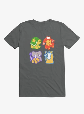 Doodle Buddies Asphalt Grey T-Shirt