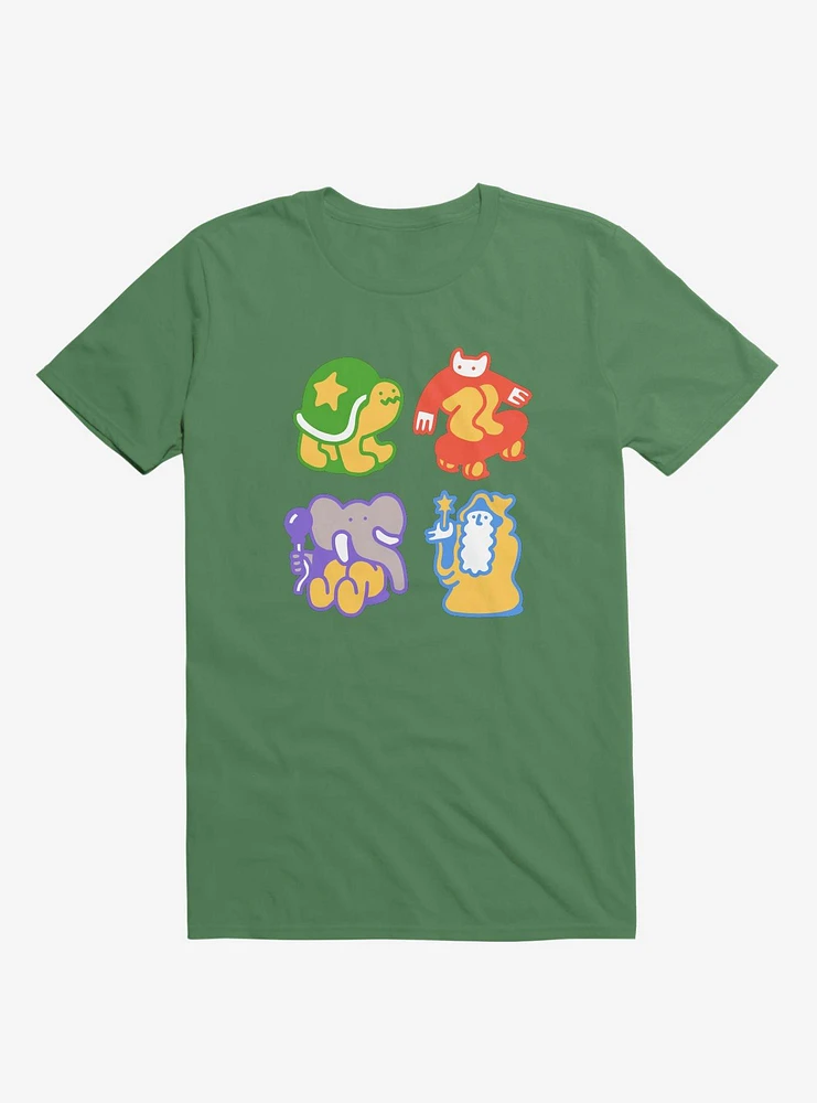 Doodle Buddies Kelly Green T-Shirt