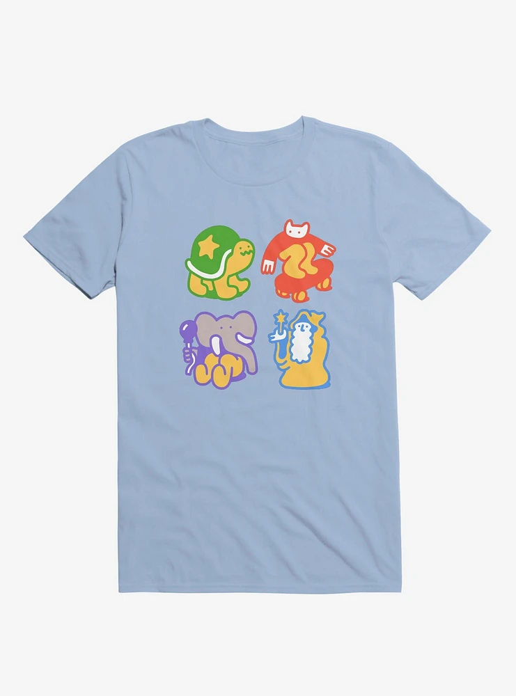 Doodle Buddies Light Blue T-Shirt