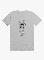 Pet Cats & Listen To Metal Silver T-Shirt