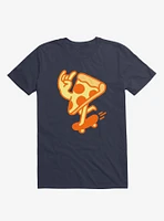 Rad Pizza Navy Blue T-Shirt