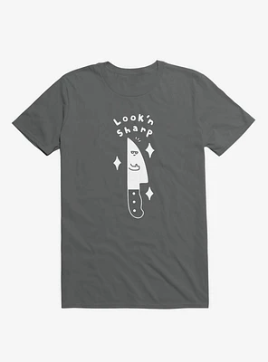 Look'n Sharp Knife Asphalt Grey T-Shirt