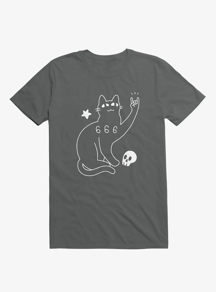 Metal Cat Asphalt Grey T-Shirt