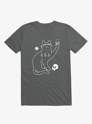 Metal Cat Asphalt Grey T-Shirt