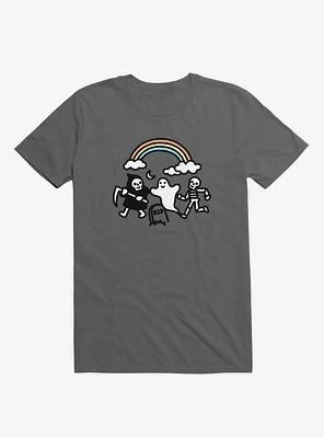 Super Spooky Doodle Asphalt Grey T-Shirt