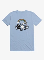 Super Spooky Doodle Light Blue T-Shirt