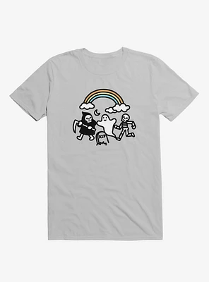 Super Spooky Doodle Silver T-Shirt