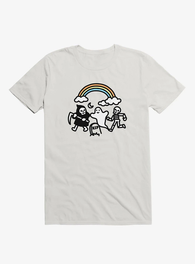 Super Spooky Doodle White T-Shirt