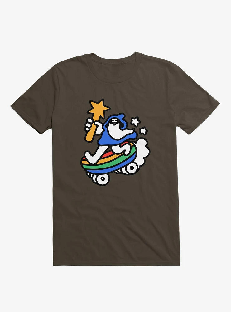 The Raddest Wizard Of All Time Brown T-Shirt