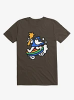 The Raddest Wizard Of All Time Brown T-Shirt