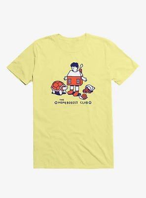 The Homebodies Club Yellow T-Shirt