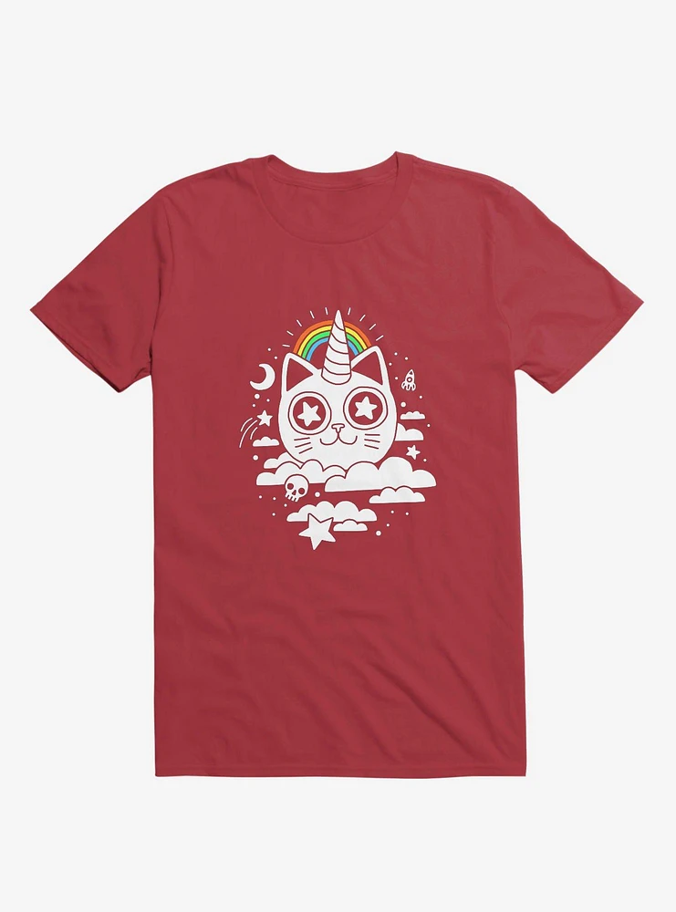 This Is Your Cat On Catnip Red T-Shirt