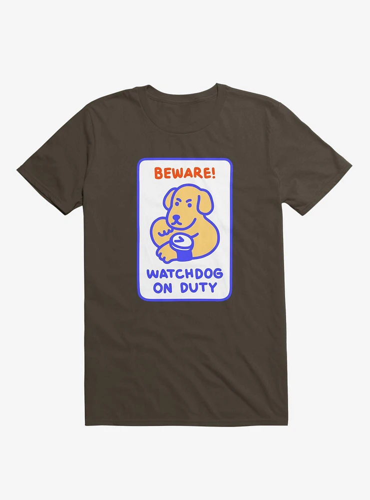 Watchdog Brown T-Shirt