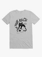 Watch Your Back Silver T-Shirt