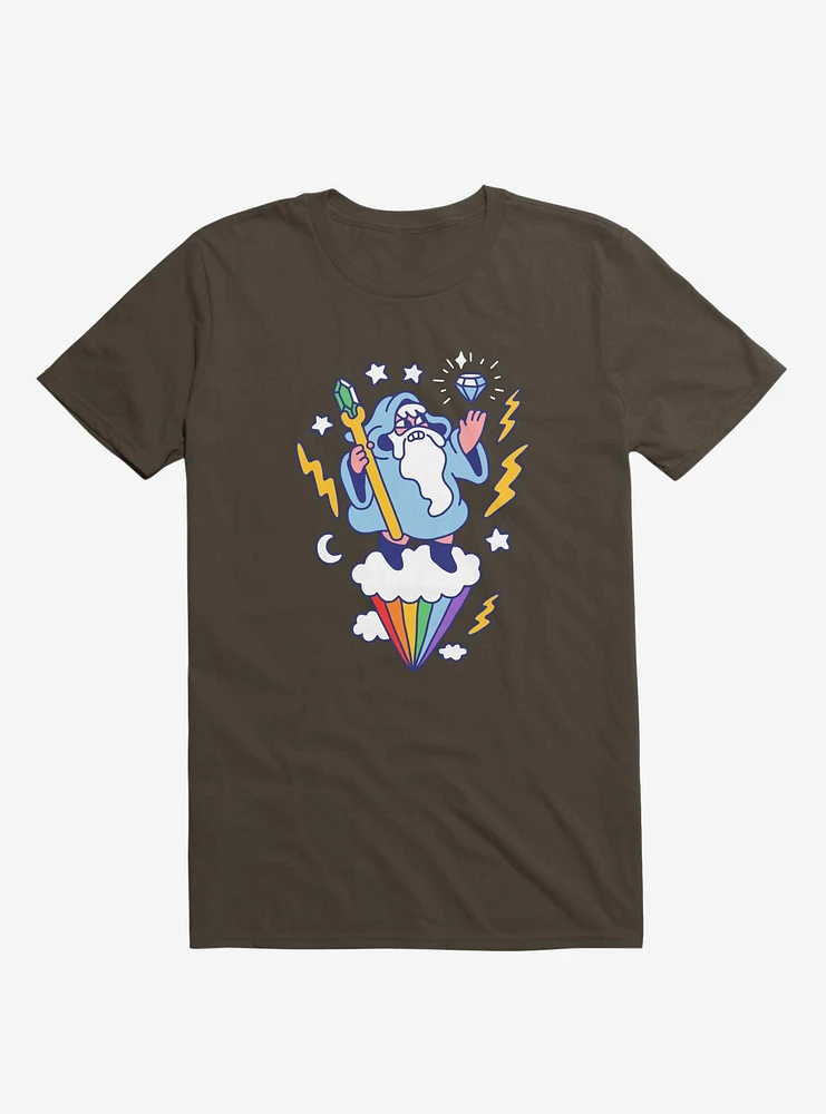 Wizard The Sky Brown T-Shirt