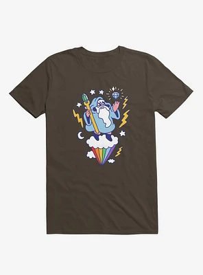 Wizard The Sky Brown T-Shirt