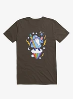 Wizard The Sky Brown T-Shirt