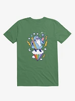 Wizard The Sky Kelly Green T-Shirt