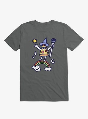 Wizard Pizza Asphalt Grey T-Shirt