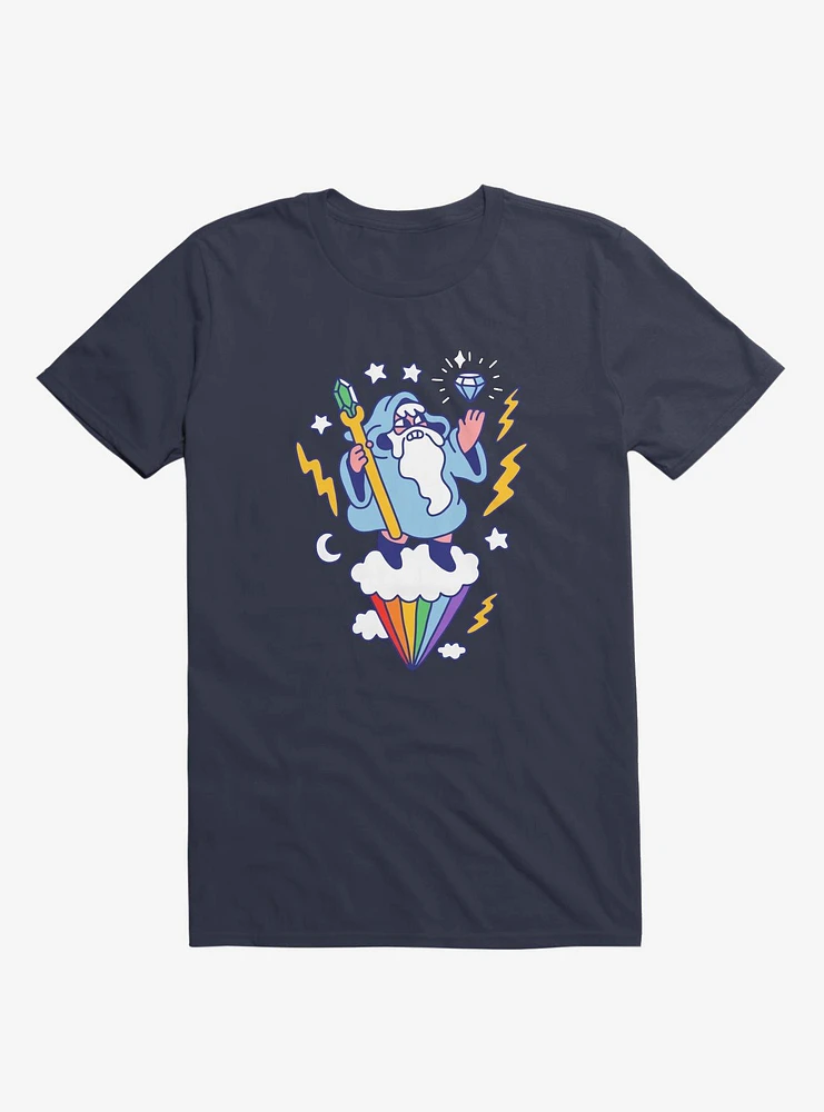 Wizard The Sky Navy Blue T-Shirt