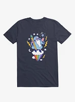 Wizard The Sky Navy Blue T-Shirt