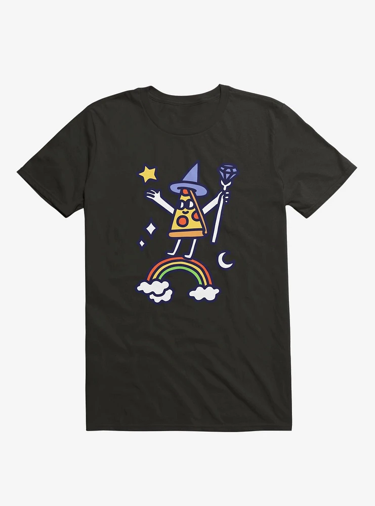 Wizard Pizza Black T-Shirt