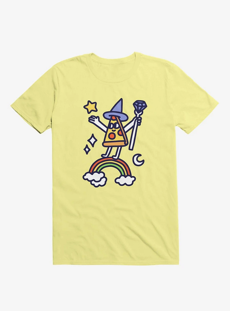 Wizard Pizza Yellow T-Shirt