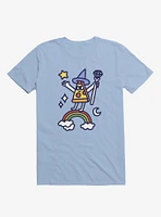 Wizard Pizza Light Blue T-Shirt