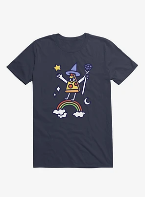 Wizard Pizza Navy Blue T-Shirt