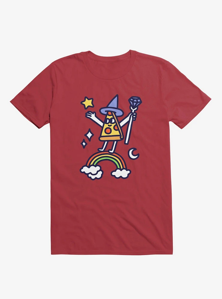 Wizard Pizza Red T-Shirt