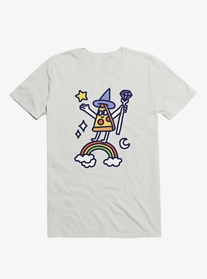 Wizard Pizza White T-Shirt