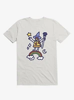 Wizard Pizza White T-Shirt