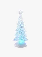 Led Lit 10 Inch Tree With Water Table Piece