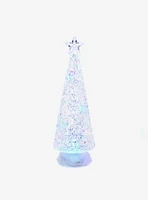 Led Lit 13 Inch Tree With Water Table Piece