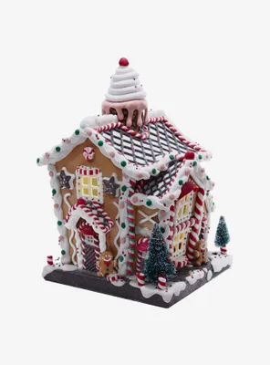 Light-Up Gingerbread House Table Piece