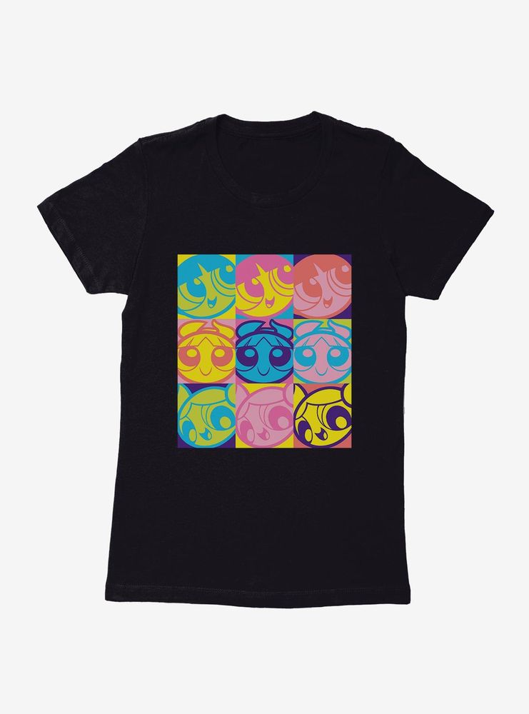 The Powerpuff Girls Square Poses Womens T-Shirt