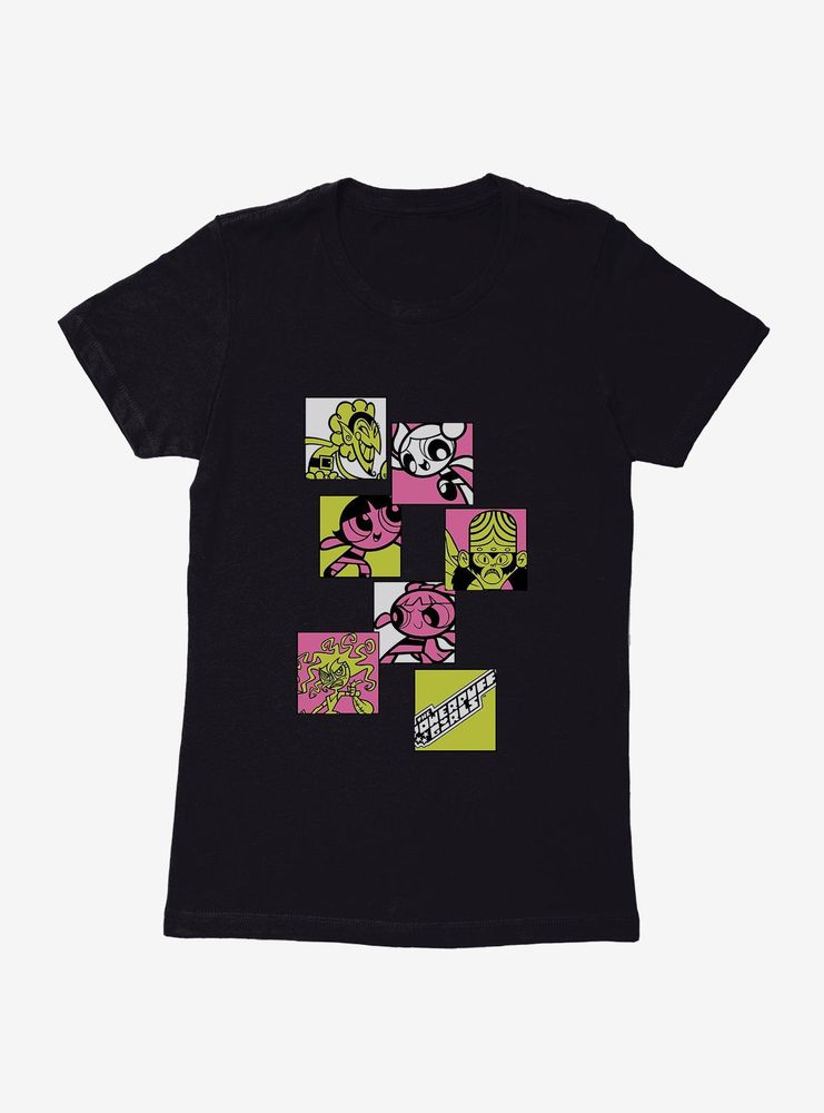 The Powerpuff Girls Villian Box Womens T-Shirt