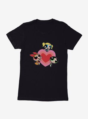 The Powerpuff Girls Heart Glow Womens T-Shirt